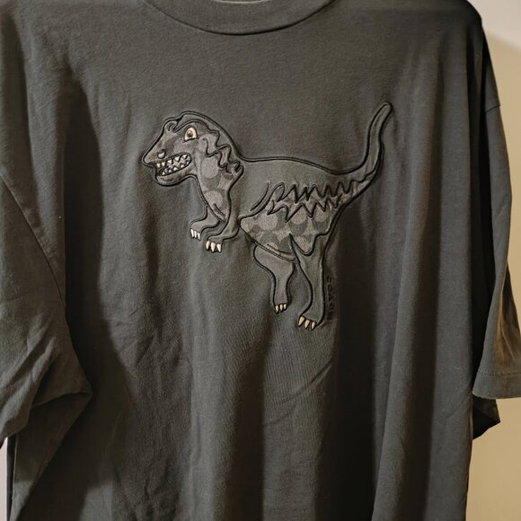 Coach Rexy Dinosaur Graphic T-Shirt – Dark Gray – XXL - Picture 2 of 3